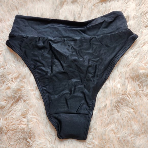 HALARA Black Crossover Bikini Bottom Swimsuit - Size S - Picture 6 of 6